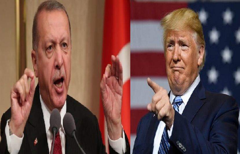 امریکی صدر ڈونلڈ ٹرمپ اور ترکی صدر رجب طیب اردگان