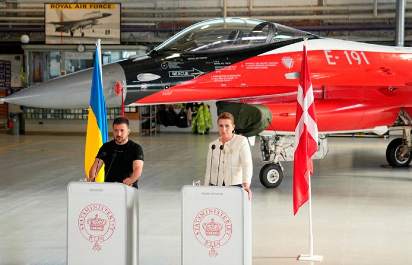 ڈنمارک اور نیدرلینڈز کا یوکرین کو ایف 16 طیارے دینے کا اعلان