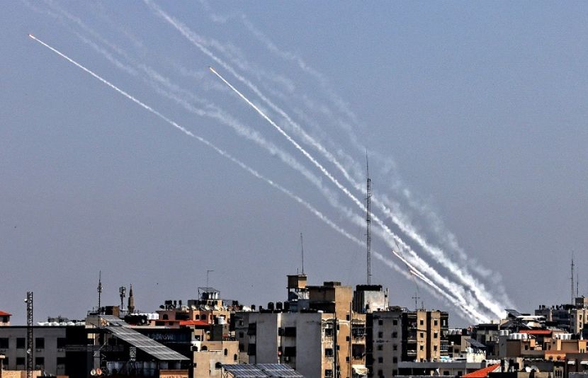 حماس کا اسرائیل پر میزائل حملہ