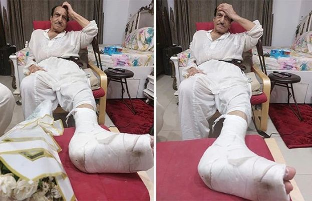 کراچی کی ٹوٹی پھوٹی سڑکوں میں چہل قدمی، مصطفیٰ قریشی کی گرنے سے ٹانگ ٹوٹ گئی