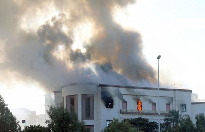 لیبیا میں واقع وزارت خارجہ کے دفتر پر دہشتگردوں نے حملے کیا ہے