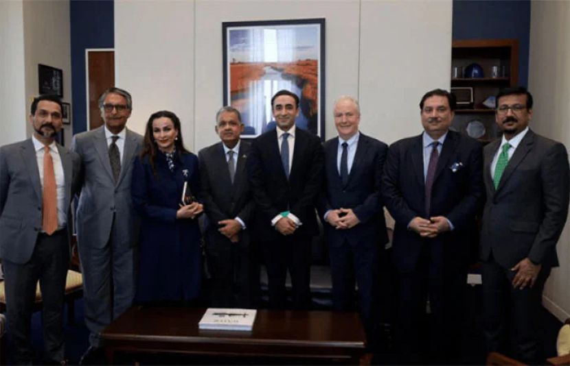 بلاول بھٹو کی وفد کے ہمراہ امریکی اراکین کانگریس سے ملاقات