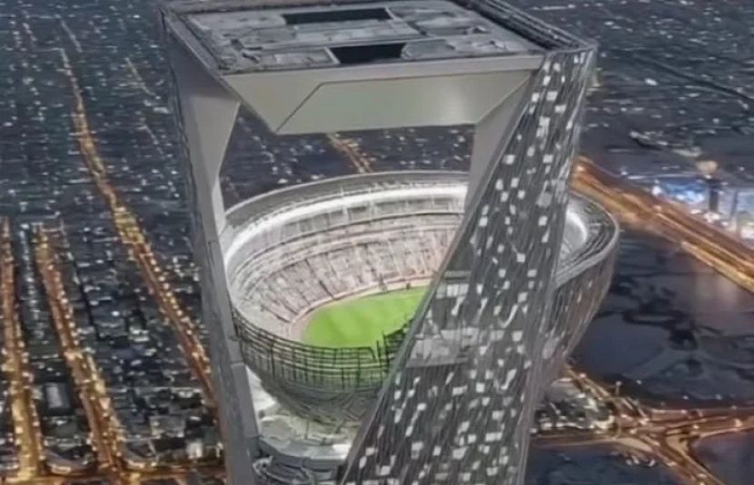 سوشل میڈیا پر سعودی عرب کے ’اسکائی اسٹیڈیم‘ کی وائرل ویڈیو جعلی ثابت ہوئی ہے