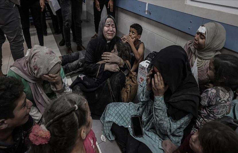 غزہ میں اسپتال پر اسرائیلی حملہ، 500 سے زائد فلسطینی شہید