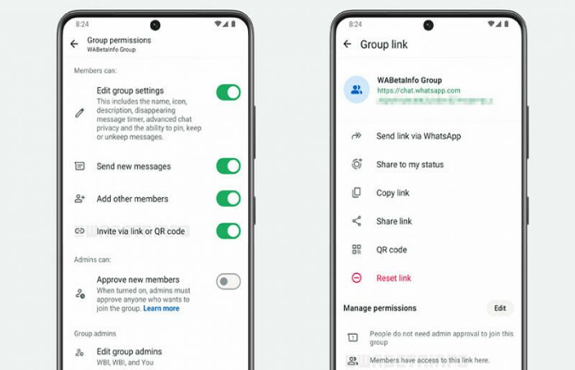 واٹس ایپ گروپ مینجمنٹ