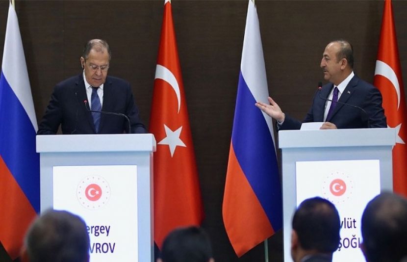 ترک وزیر خارجہ کی اپنے روسی ہم منصب کے ہمراہ پریس کانفرنس 
