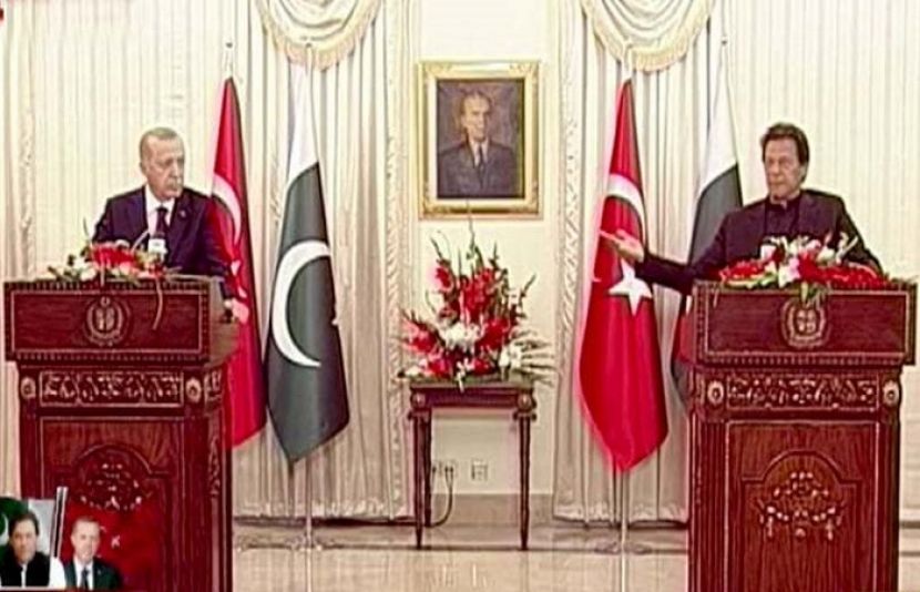 وزیراعظم عمران خان ترک صدر طیب اردوان کی مشترکہ پریس کانفرنس