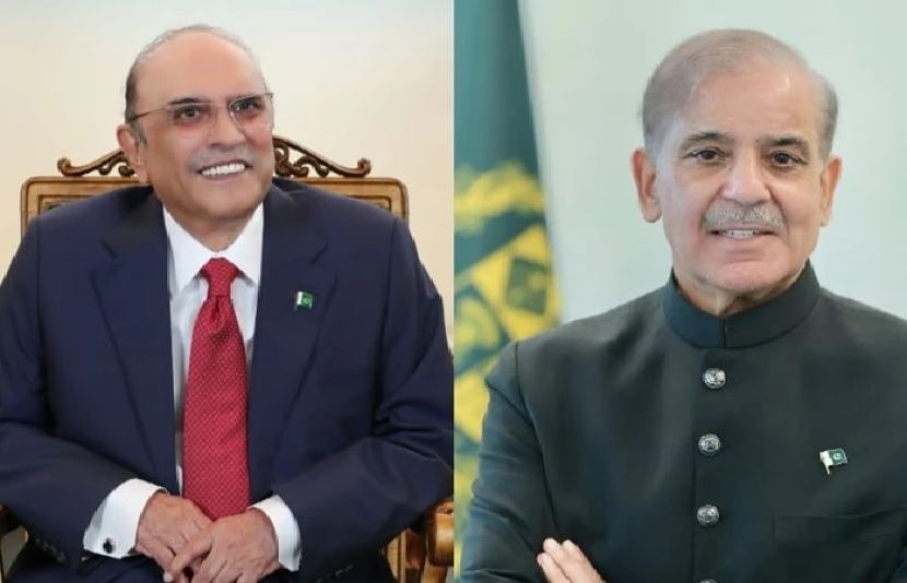 صدر مملکت آصف علی زرداری اور وزیراعظم شہباز شریف