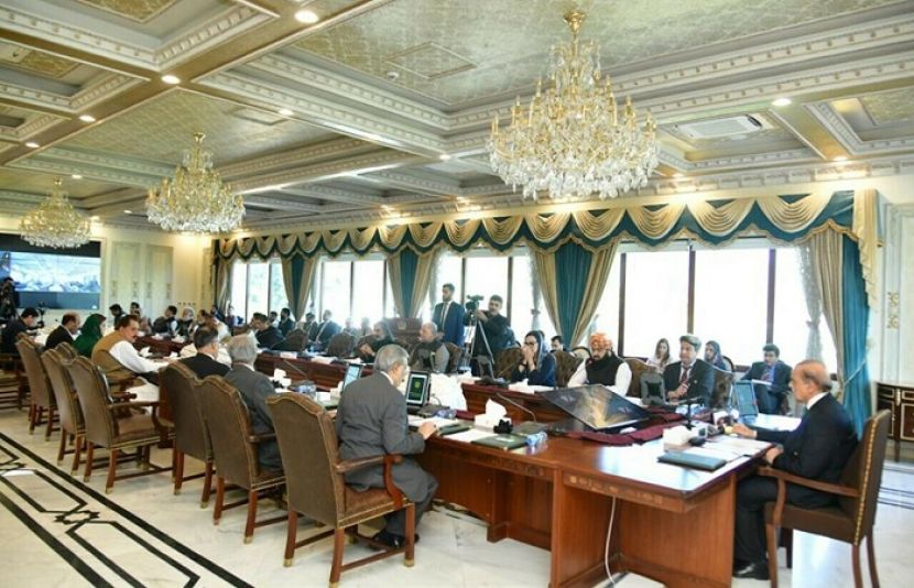 وزیراعظم شہبازشریف کی زیر صدارت وفاقی کابینہ کا اجلاس ہو رہا ہے