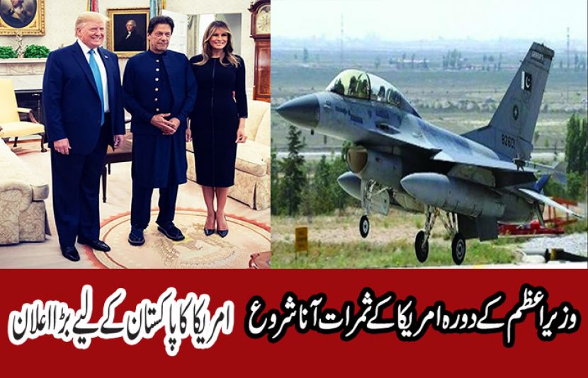 امریکا کا پاکستان کے ایف 16 طیاروں کیلئے تکنیکی اور لاجسٹک سپورٹ کا اعلان 