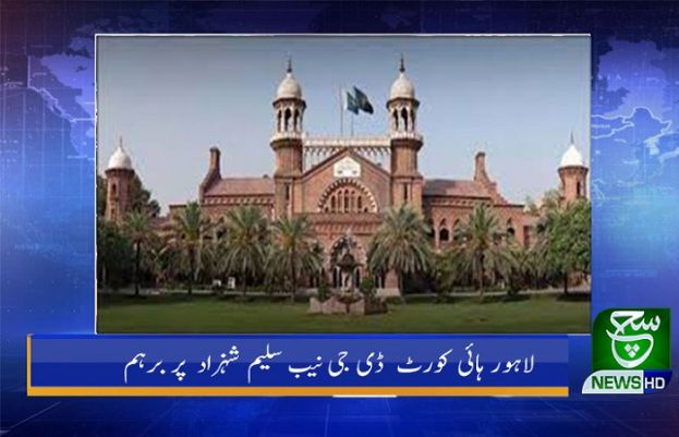 لاہور ہائی کورٹ ڈی جی نیب سلیم شہزاد پر برہم