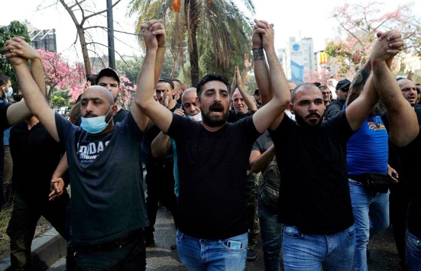 بیروت میں مظاہرین پر فائرنگ، 6 افراد جاں بحق