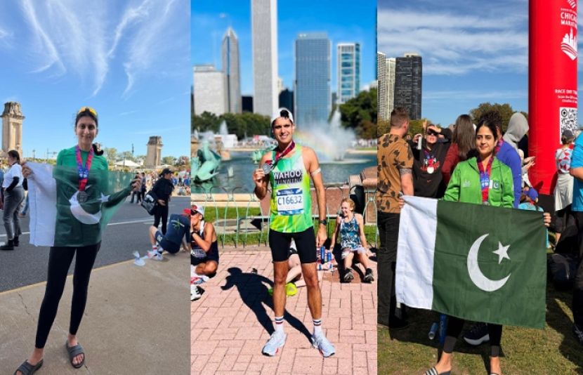 شکاگو میراتھون 2025 میں پاکستانی رنرز نے ایک بار پھر متاثر کن کارکردگی کا مظاہرہ کیا