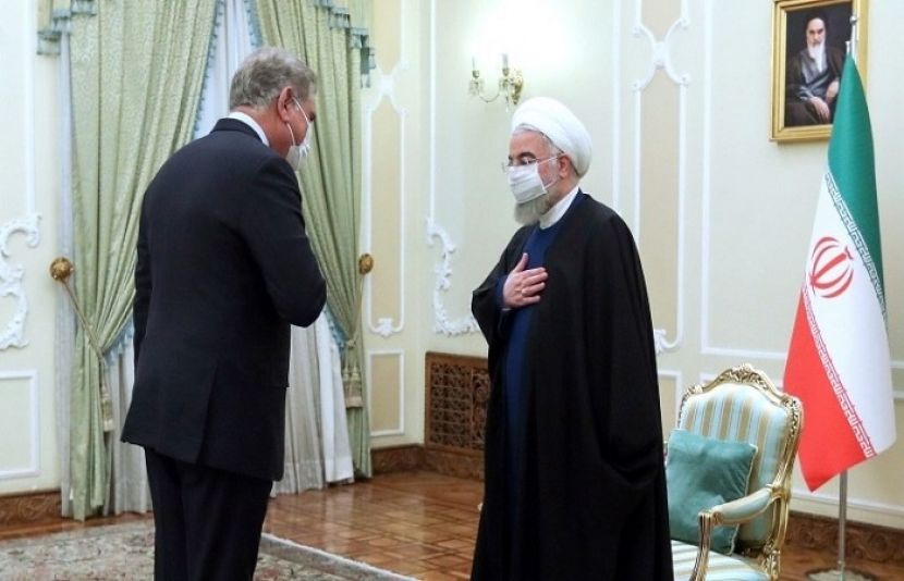ایرانی صدر سے وزیرخارجہ شاہ محمود کی ملاقات