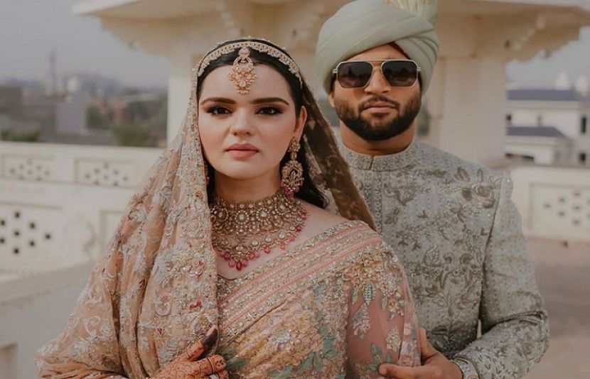 امام الحق نے شادی کی خوبصورت تصاویر اور ویڈیوز مداحوں کے لیے شیئر کی ہیں۔