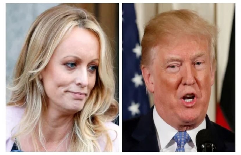 اداکارہ اسٹارمی ڈینئلز اور ڈونلڈ ٹرمپ