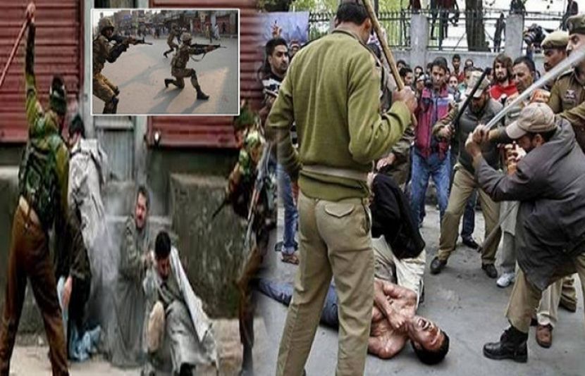 مقبوضہ کشمیر میں دہشت گرد بھارتی فوج کے ہاتھوں انسانیت کی تذلیل جاری ہے