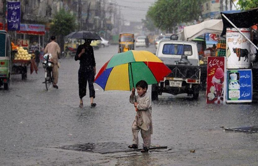 محکمہ موسمیات کی ملک کے مختلف علاقوں بارش کی پیشگوئی