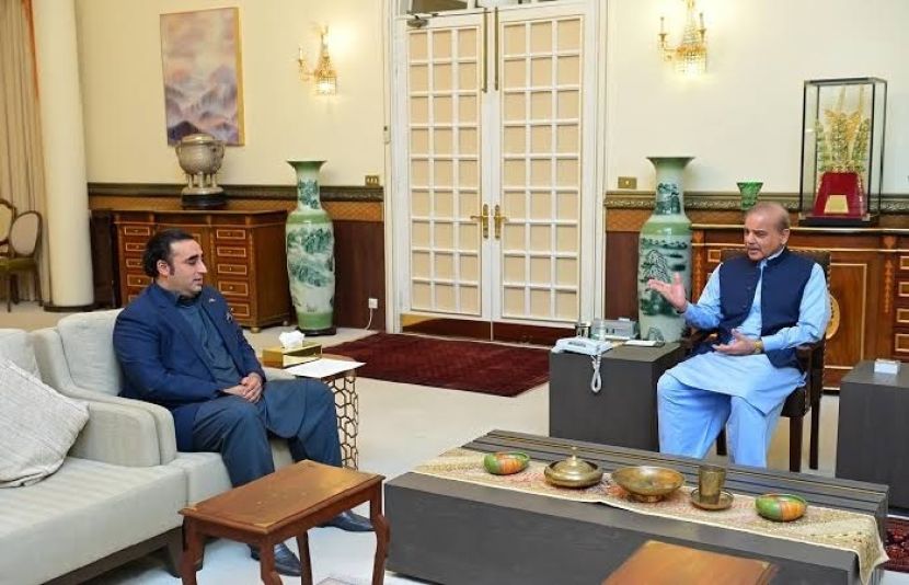 شہباز شریف سے پاکستان پیپلز پارٹی کے چیئرمین بلاول بھٹو زرداری نے اسلام آباد میں ملاقات کی