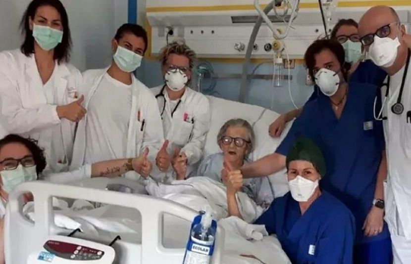اٹلی میں 103 سالہ خاتون کورونا وائرس کو شکست دینے میں کامیاب