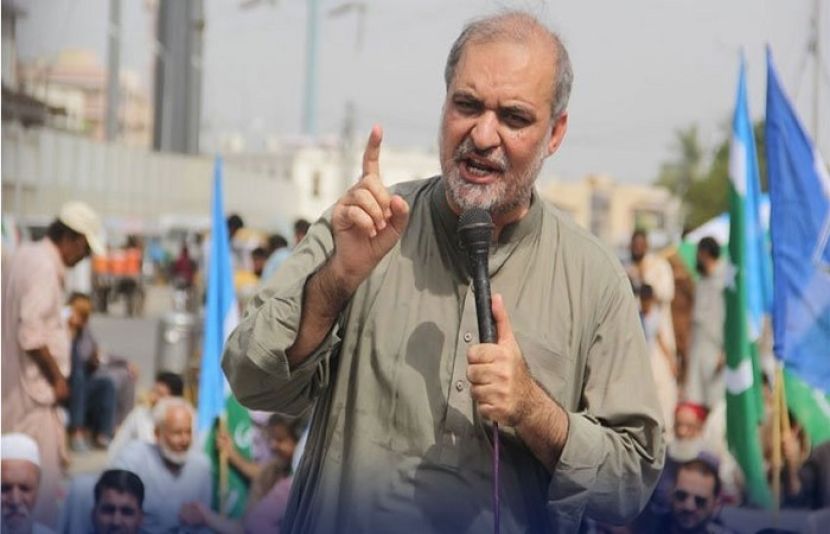 امیر جماعت اسلامی پاکستان حافظ نعیم الرحمان کی قیادت میں جماعت اسلامی کا ٹرین مارچ سکھر پہنچ گیا ہے
