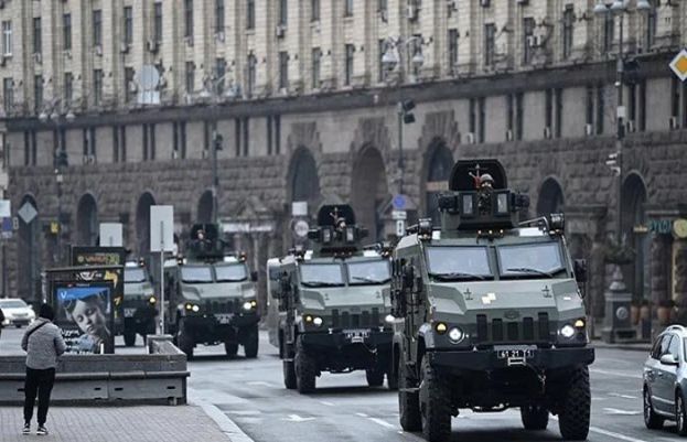 روسی فوج یوکرینی دارالحکومت کے قریب پہنچ گئی