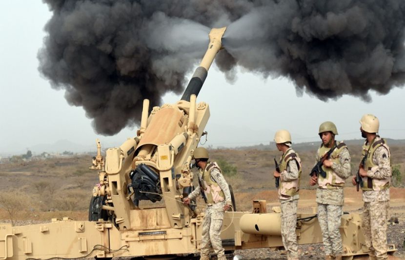 سعودی اتحادی افواج نے یمن میں بارود کی بارسات کر دی