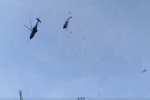 بحریہ کے 2 ہیلی کاپٹر فضا میں ٹکرا گئے، 10 افراد ہلاک