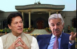 اسلام آباد ہائی کورٹ نے وزیراعظم عمران خان کے بیان پر خواجہ آصف کو حق جرح دے دیا